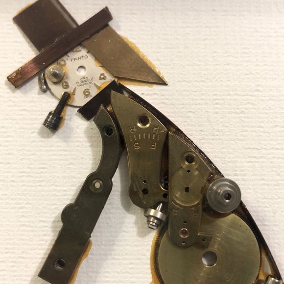 VINTAGE Original Metal Sculpture Folk Art in Frame. Artist is Roma. London 1972. - Picture 4 of 11